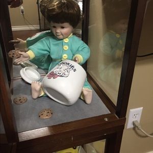 Ashton Drake little Nickie hand in cookie jar